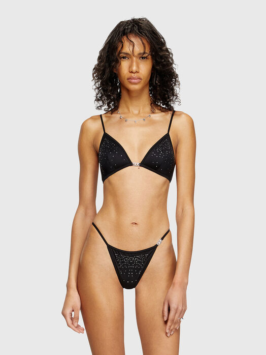 LUNA-DNM bra with rhinestones