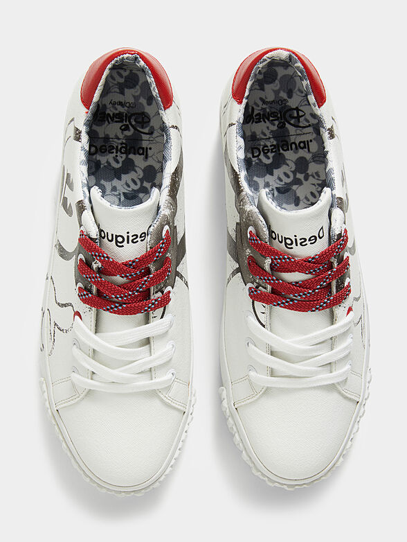 Sneakers with Mickey Mouse print - 4