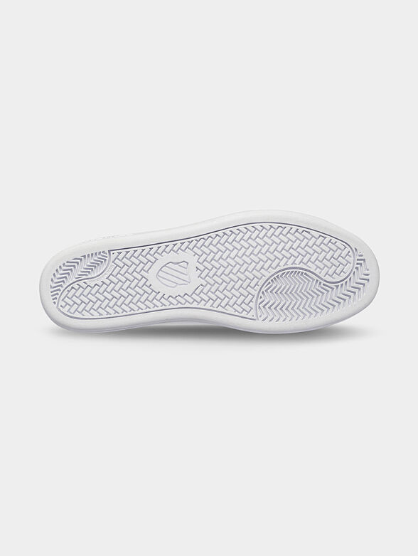 COURT SHIELD leather sneakers with holographic details - 4