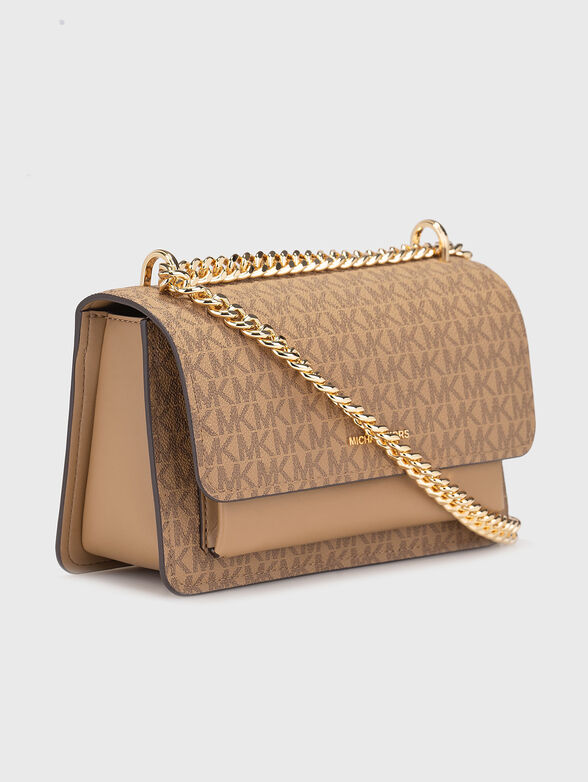 Crossbody bag with monogram logo print - 4