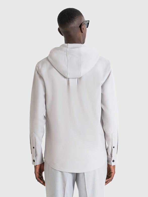 Black shirt with hood - 2