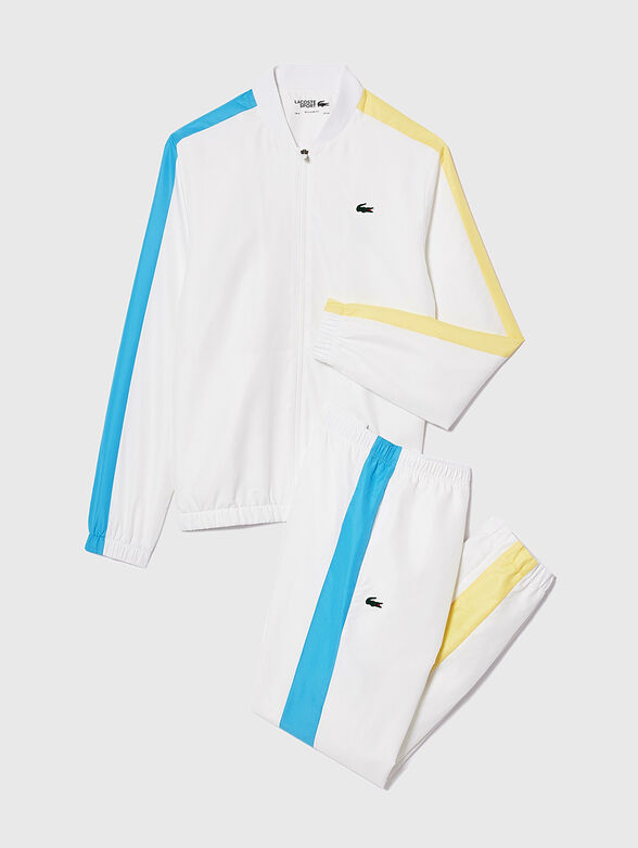 Tennis tracksuit with contrasting edges and logo prin - 6