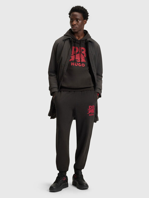 RED BULL x HUGO cotton sports trousers - 4