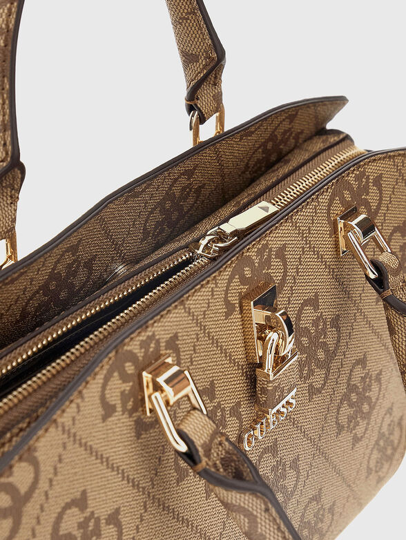 QUEENSLAND handbag with monogram logo print - 4
