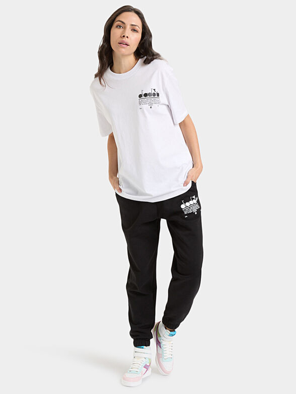 MANIFESTO black unisex T-shirt with logo print - 2