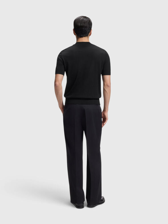 Short-sleeved wool sweater - 3