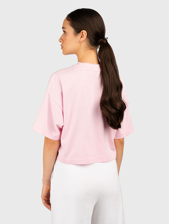 Short T-shirt in black color  - 3