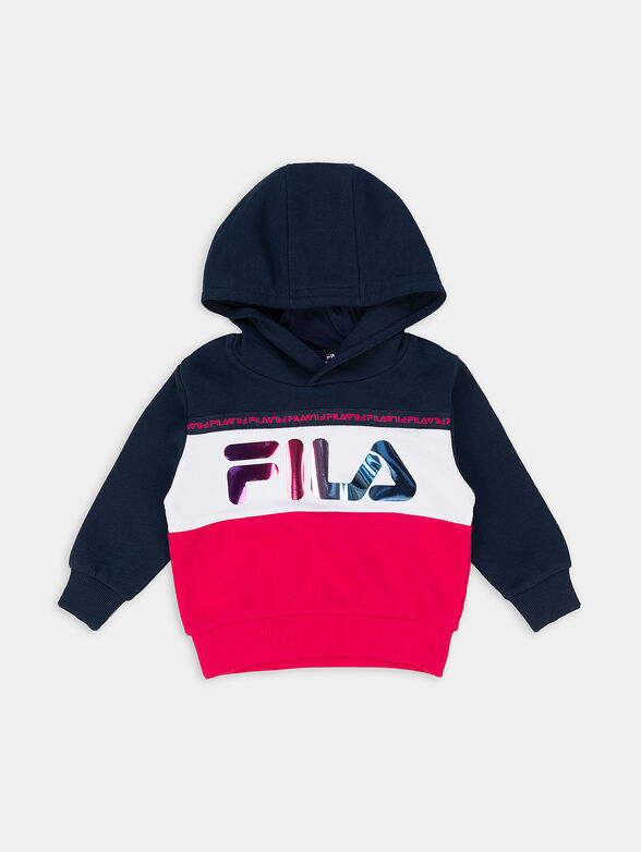 LUNA sweatshirt with color-block effect - 1