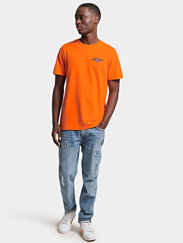 Black T-shirt with print - 2