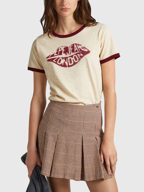 CLOUDY T-shirt with contrasting details - 1