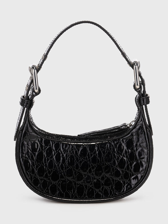 MINI SOHO croco embossed leather shoulder bag - 2