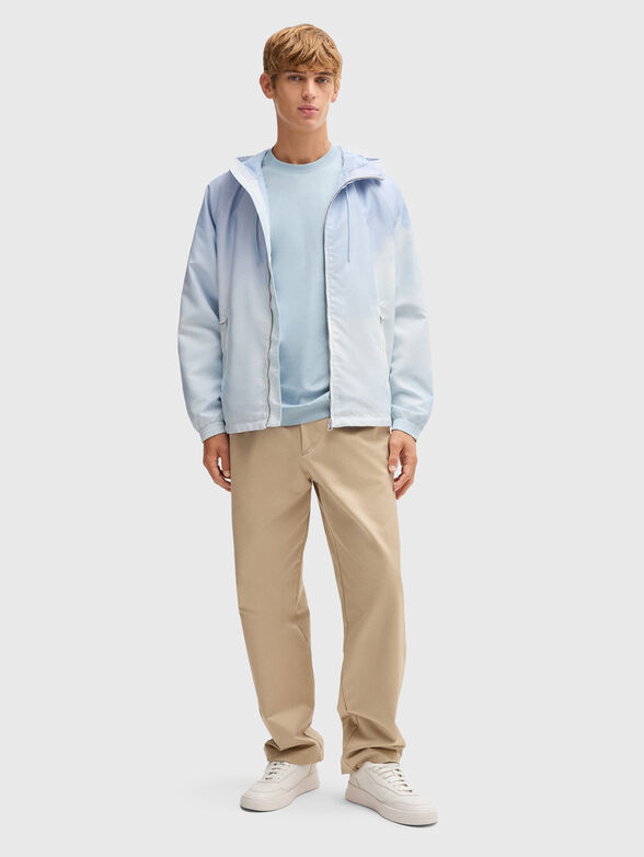 White T-shirt with oval neckline - 2