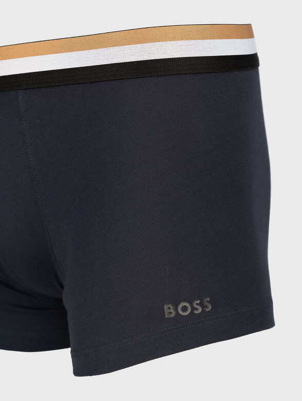 Set of two pairs of boxer shorts with logo - 4