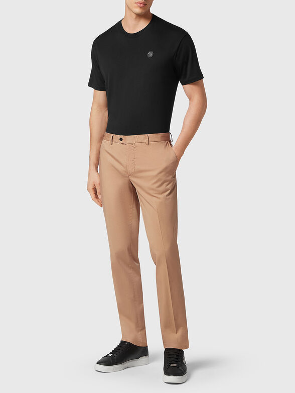 Chino trousers in beige - 3