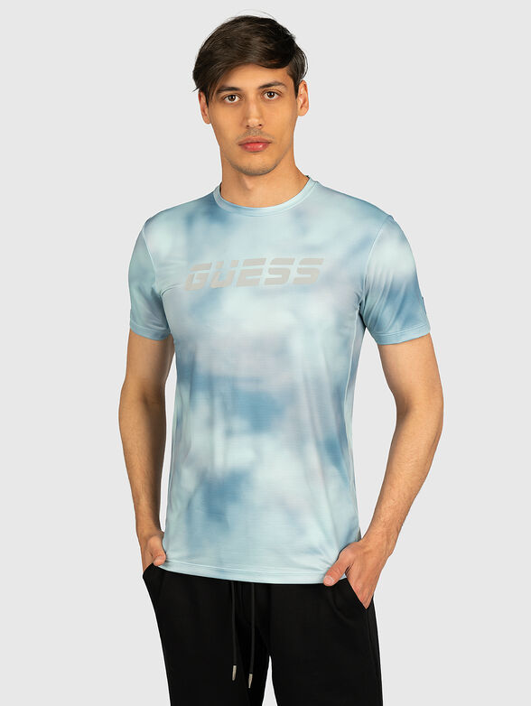 T-shirt with tie-dye print - 1