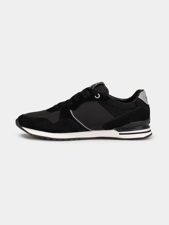 LONDON CITY sneakers with mix of textures - 4