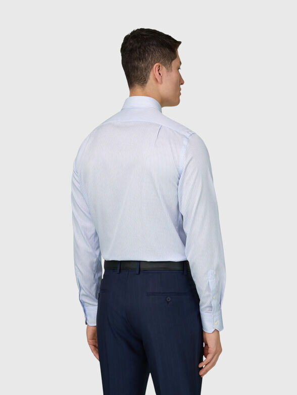 Cotton shirt with stripes - 3