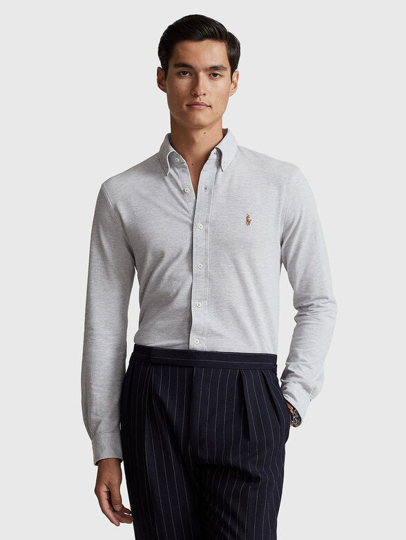 Cotton Oxford shirt - 1