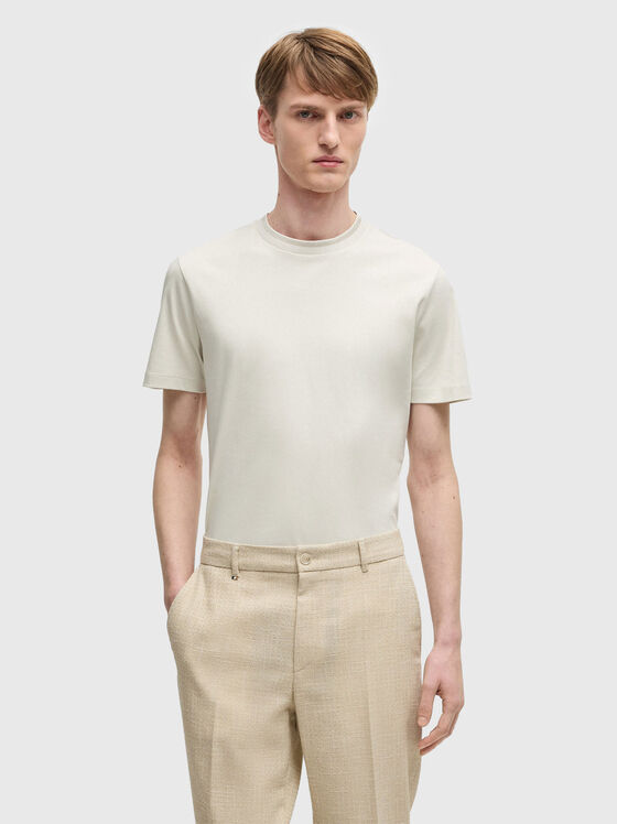 H-TESSLER T-shirt with accent stitching - 1