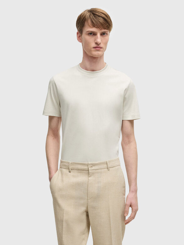 H-TESSLER T-shirt with accent stitching - 1