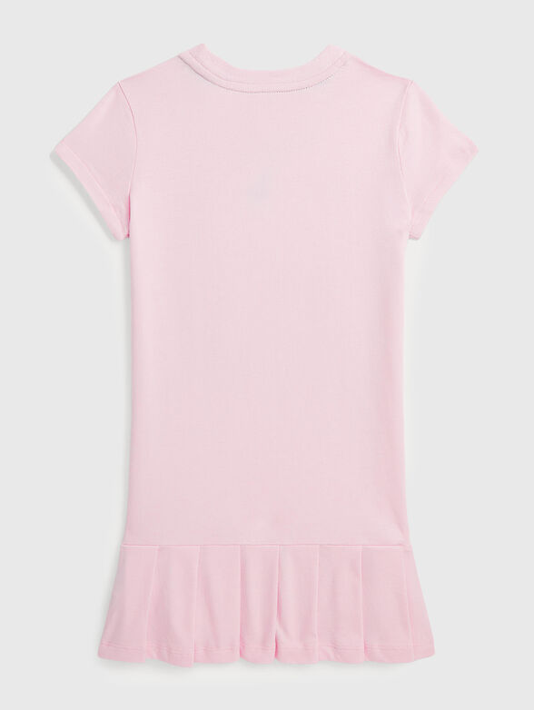 Pleated dress in cotton  - 2