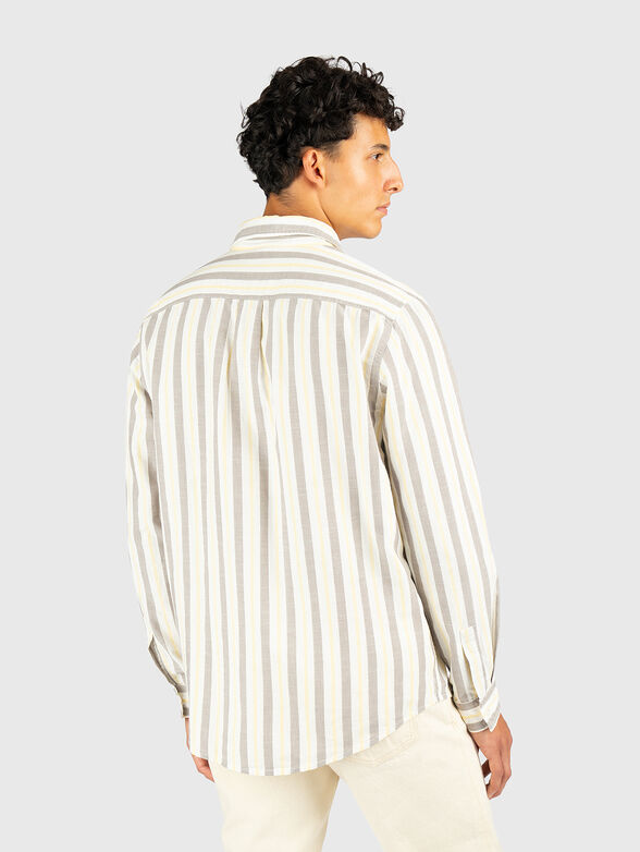 Stipe cotton shirt - 3