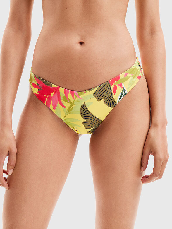 Bikini bottom with floral print - 4