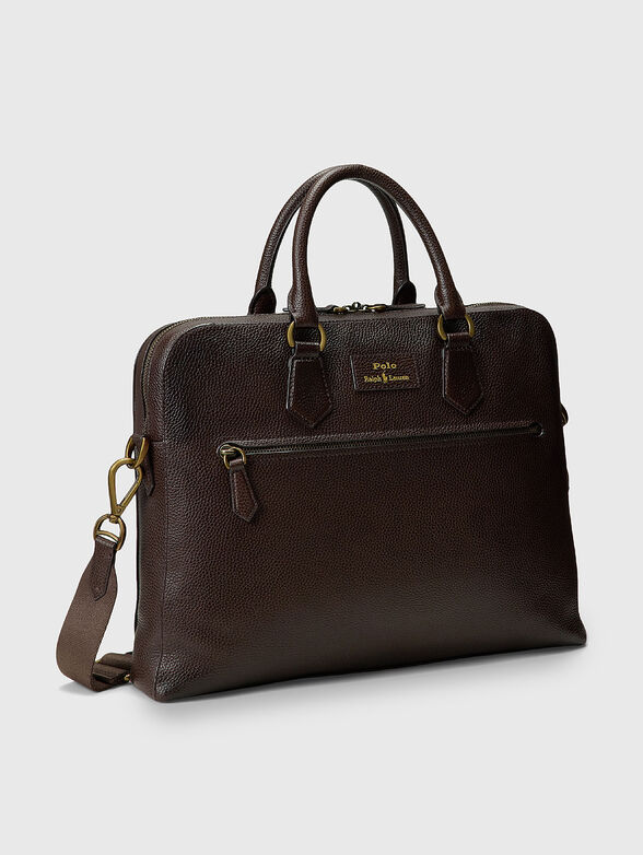 Leather bag with long strap - 4