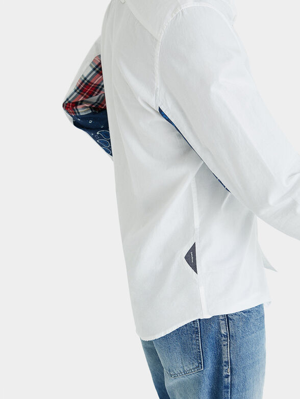 DANI White cotton shirt - 3