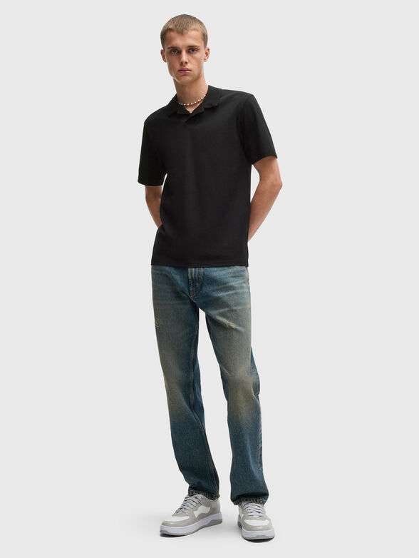 Polo shirt with short sleeves and logo - 2