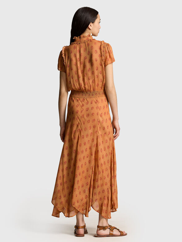 Printed georgette maxi dress - 2