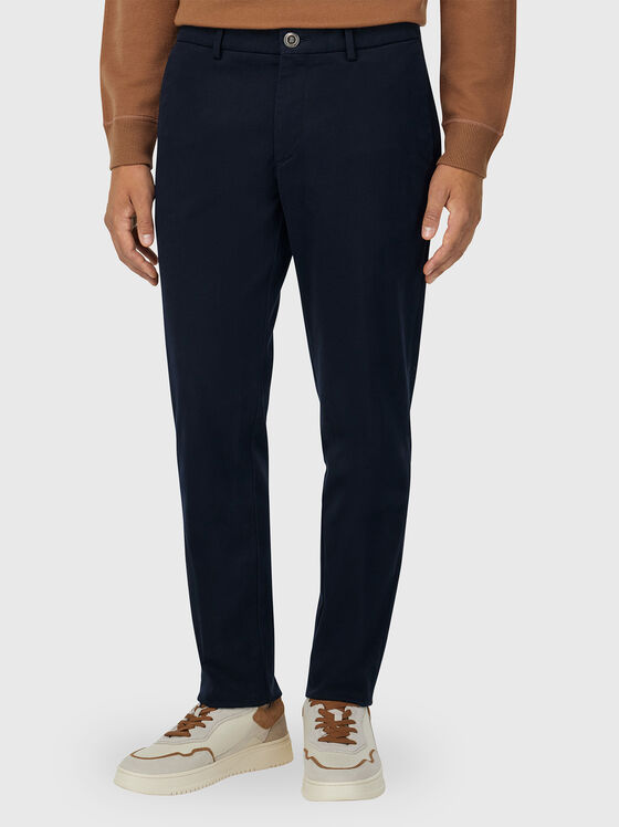 Панталон в тъмносин цвят - 1