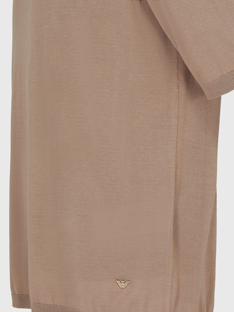 Polo shirt with silk blend - 3