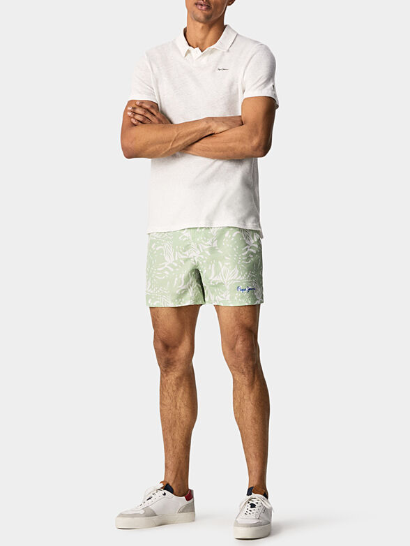 Beach shorts RODOLFO with floral print - 4
