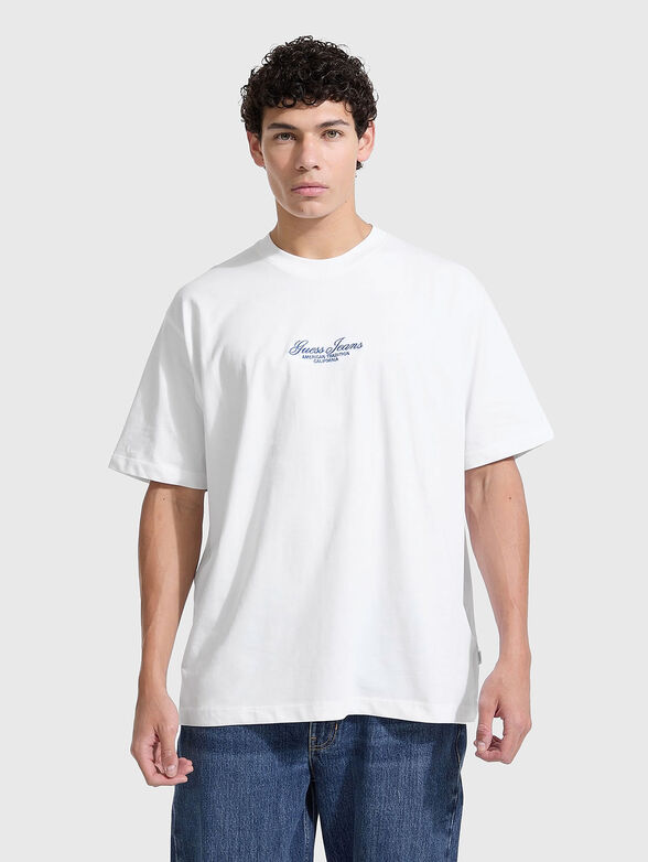 Oversized T-shirt with logo embroidery - 1