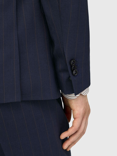 Wool suit in dark blue - 4