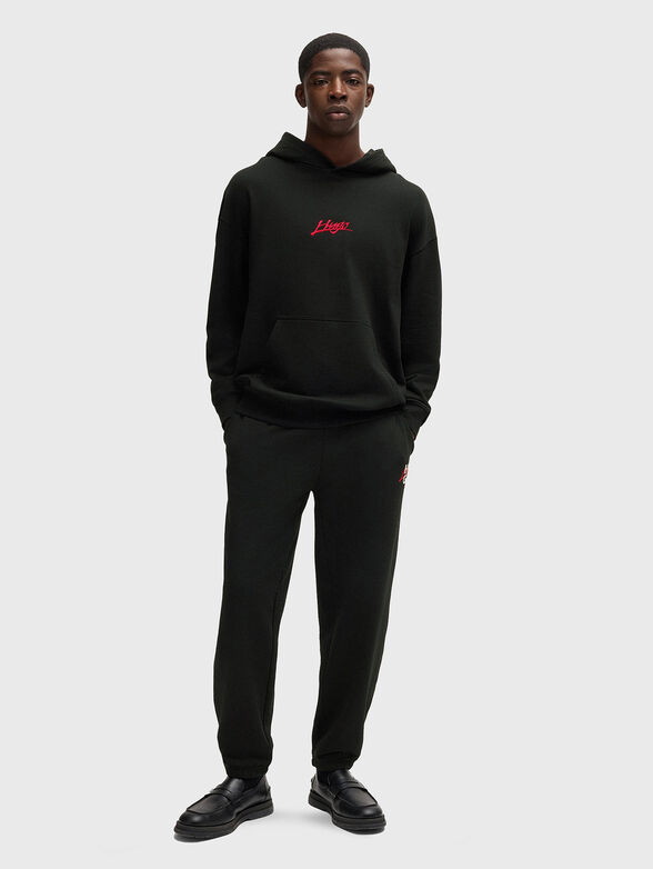 Sweatshirt with accent back - 2