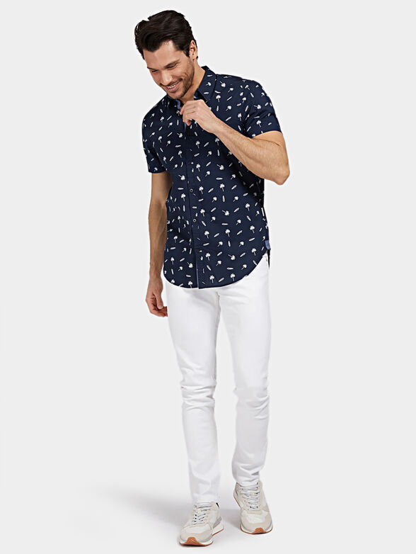 SUNSET Shirt with summer motifs - 2