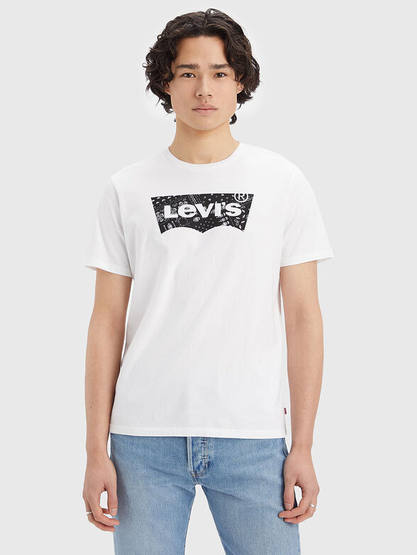 White t-shirt with logo  - 4