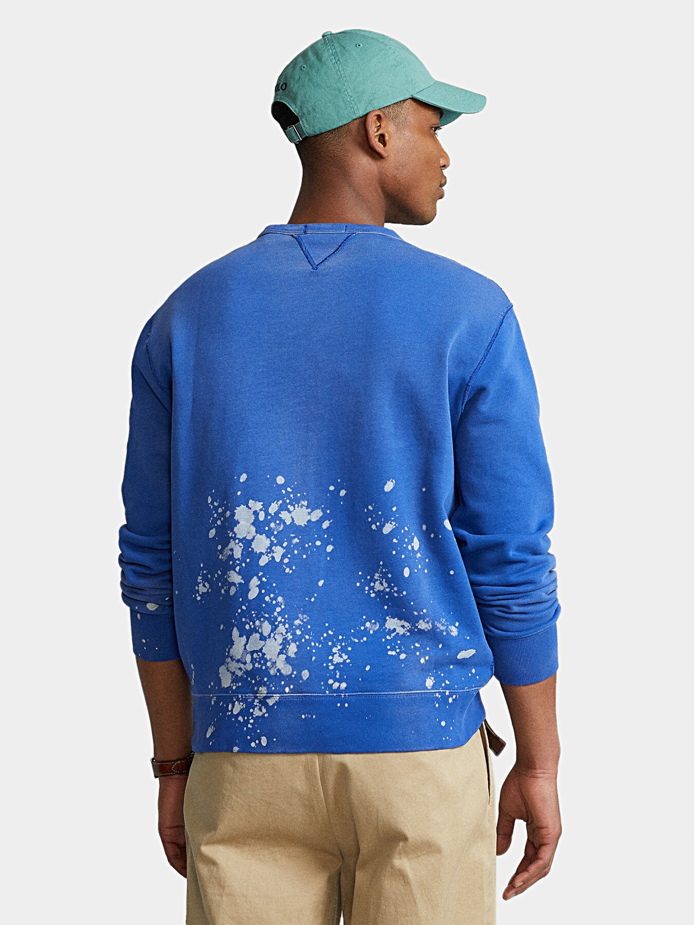 Sweatshirt in blue with art print brand POLO RALPH LAUREN