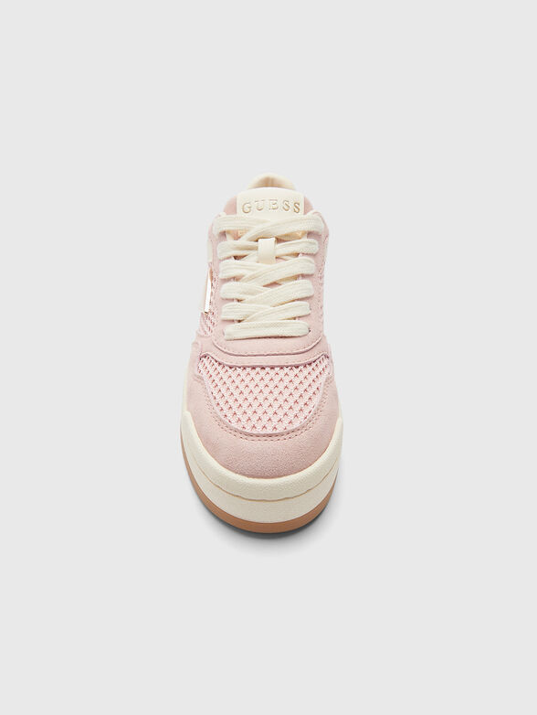 Mesh and textile sneakers - 6