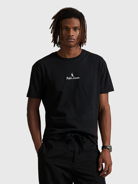 Cotton T-shirt with logo - 1