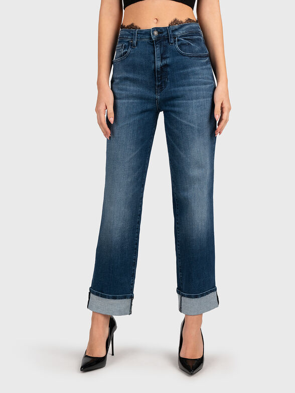 MELROSE jeans with lace accents - 1
