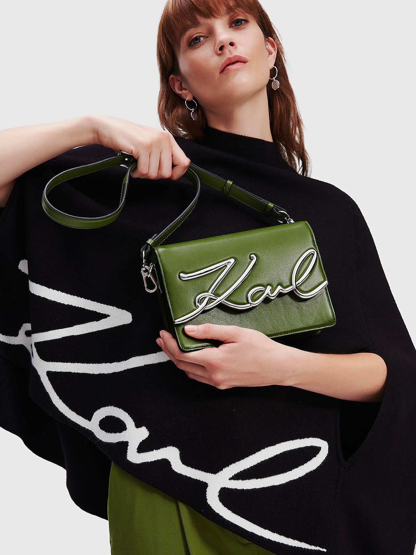 K/SIGNATURE black bag with logo detail brand Karl Lagerfeld