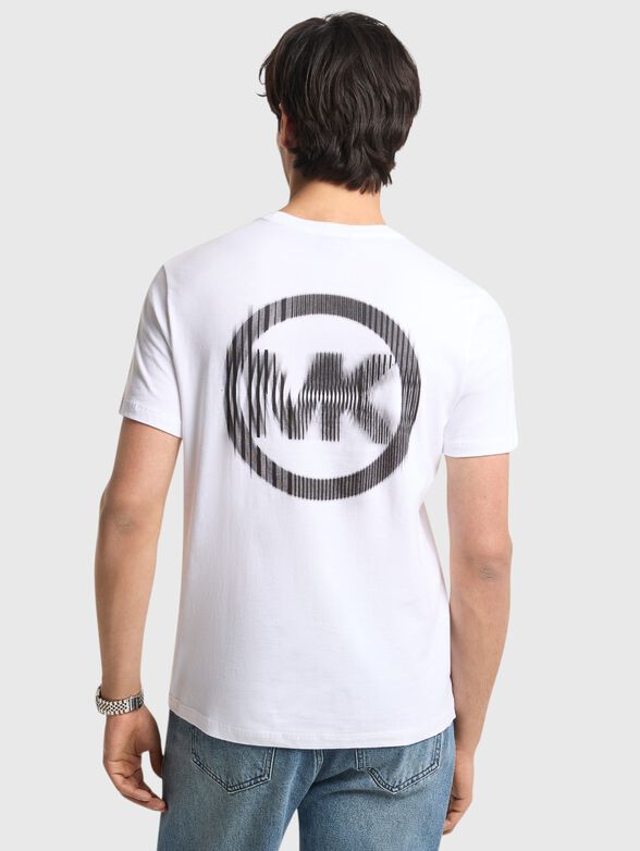 Cotton T-shirt with a graphic print - 2