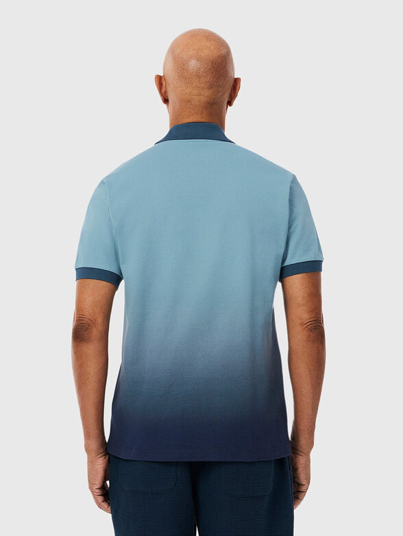 Cotton polo shirt with logo embroidery - 3