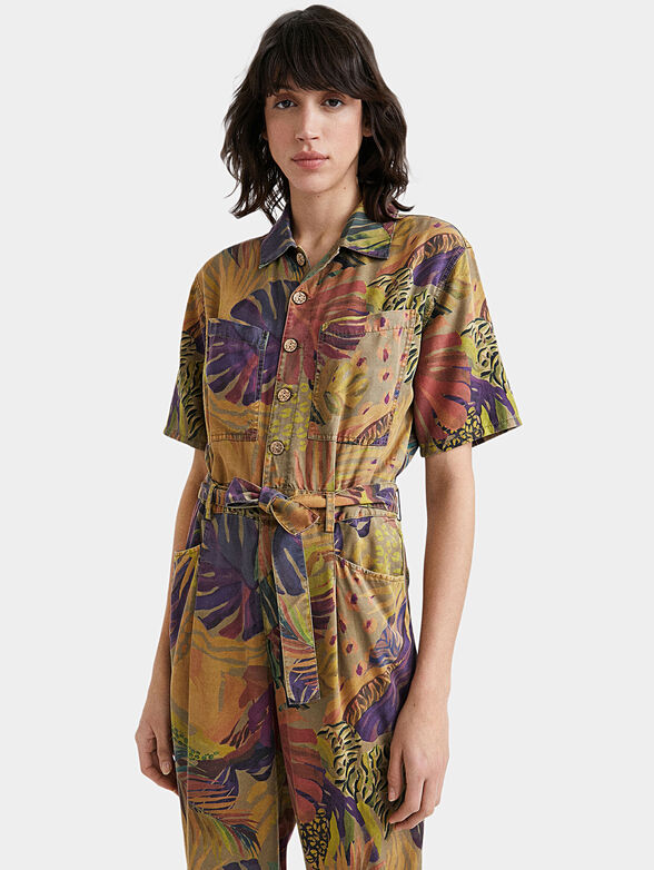 LARA jumpsuit with floral print - 4