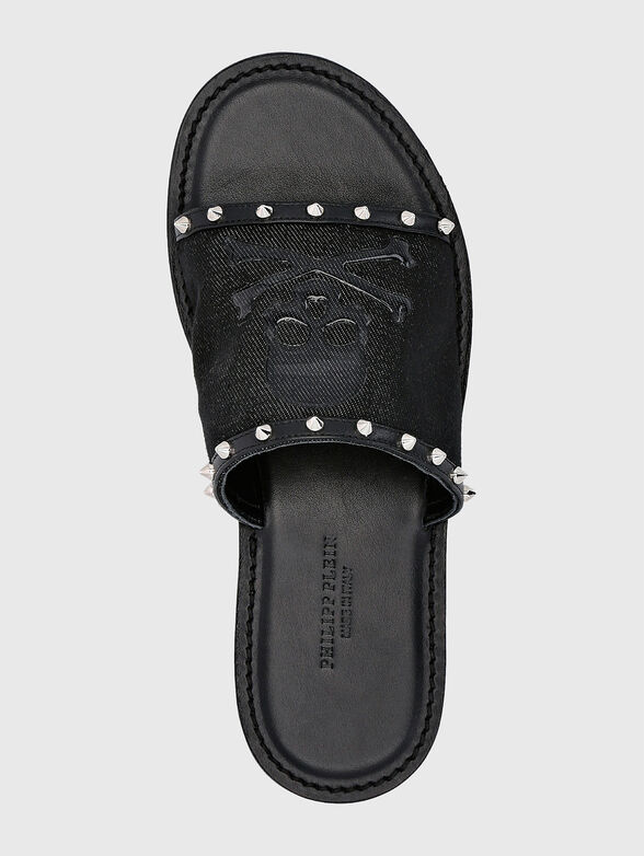 Leather sandals with studs - 3