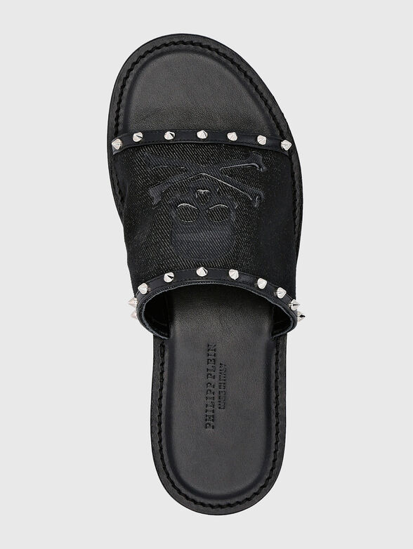 Leather sandals with studs - 4