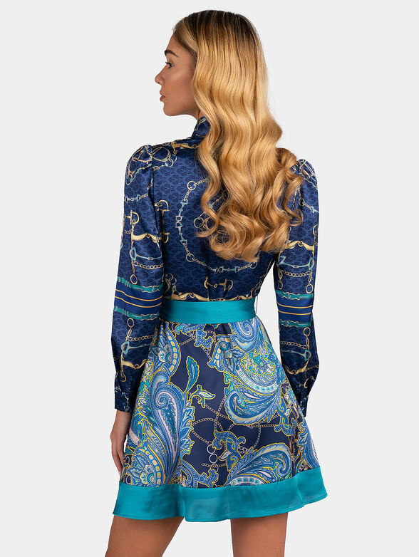 FLORE satin dress - 2